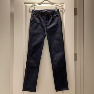Brand new Khaite “Victoria” dark denim wash jeans size 28 priced to sell.